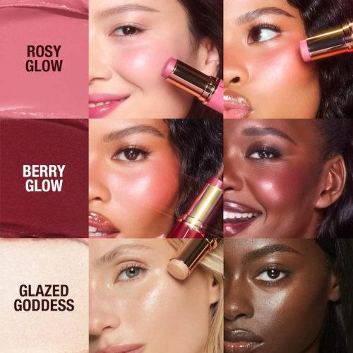 CHARLOTTE TILBURY- MINI UNREAL BLUSH + GLOW TRIO