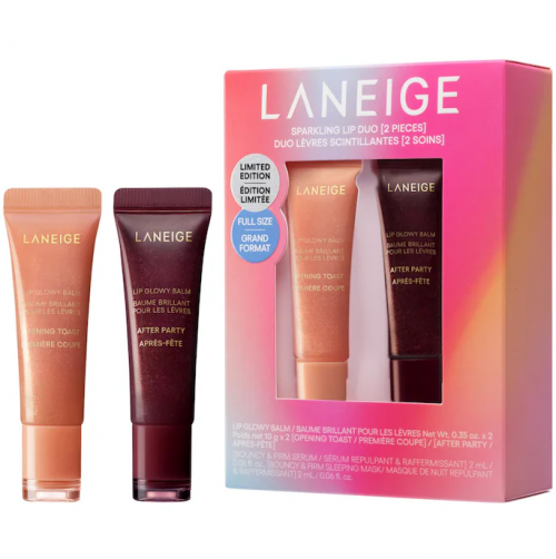 LANEIGE- SPARKLING SHIMMER LIP GLOWY BALM DUO GIFT SET