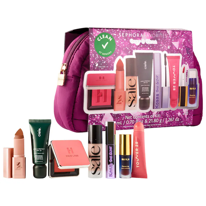 SEPHORA FAVORITES- COZY & CLEAN MAKEUP VALUE SET