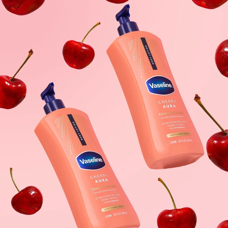 VASELINE- BODY LOTION- CHERRY AURA