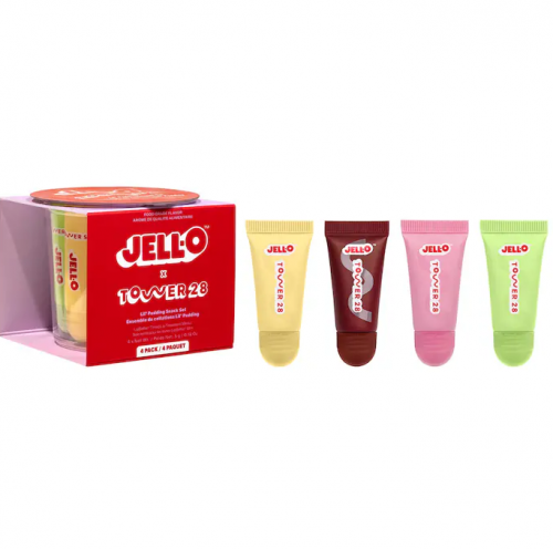 JELL-O X TOWER 28- LIL' PUDDING MINI LIP SOFTIE GIFT SET