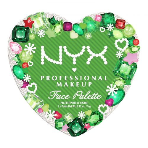 NYX- BLUSH AND HIGHLIGHTER DUO FACE PALETTE