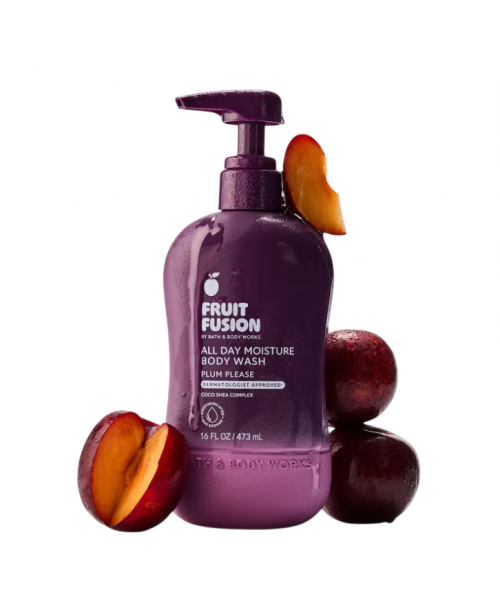 BATH & BODY WORKS- PLUM PLEASE BODY WASH