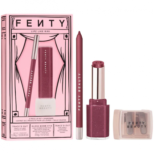 FENTY BEAUTY- LIPZ LIKE RIRI 2-PIECE LIP + SHARPENER MAKEUP GIFT SET