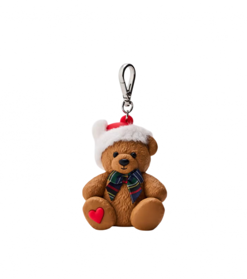 BATH BODY WORKS - FESTIVE TEDDY BEAR POCKETBAC HOLDER