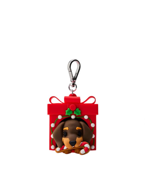 BATH BODY WORKS -  LIGHT-UP PUP PRESENT POCKETBAC HOLDER