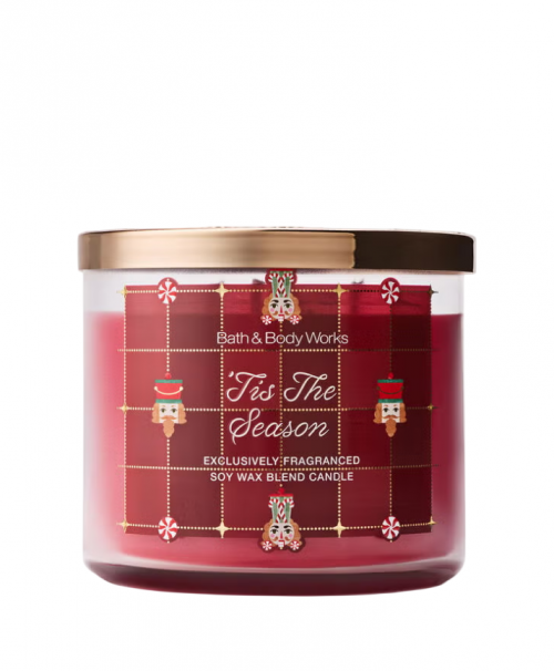BATH BODY WORKS - 'TIS THE SEASON CANDLE 411G