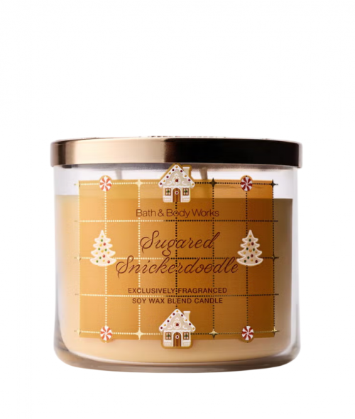 BATH BODY WORKS - SUGARED SNICKERDOODLE CANDLE 411G