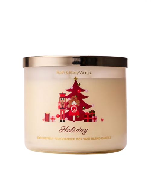 BATH BODY WORKS - HOLIDAY CANDLE 411G