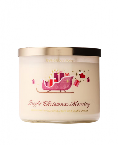 BATH BODY WORKS - BRIGHT CHRISTMAS MORNING CANDLE 411G