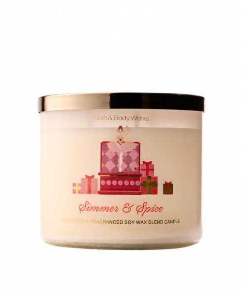 BATH BODY WORKS - SIMMER & SPICE CANDLE 411G