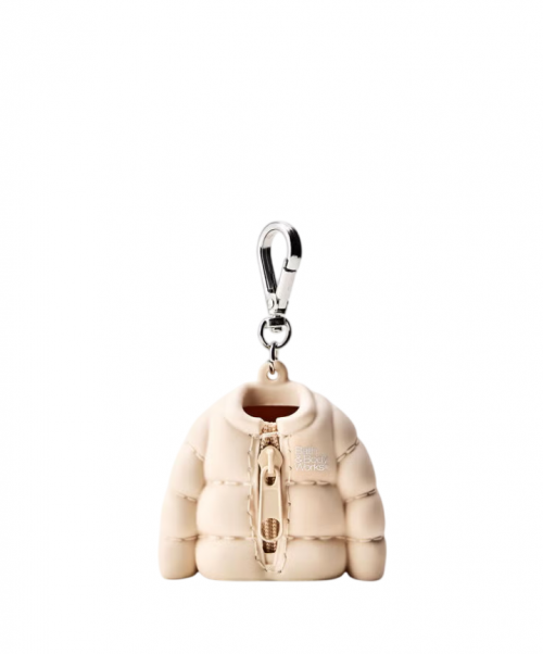 BATH BODY WORKS -PUFFER COAT POCKETBAC HOLDER