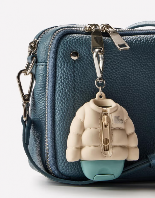 BATH BODY WORKS -PUFFER COAT POCKETBAC HOLDER