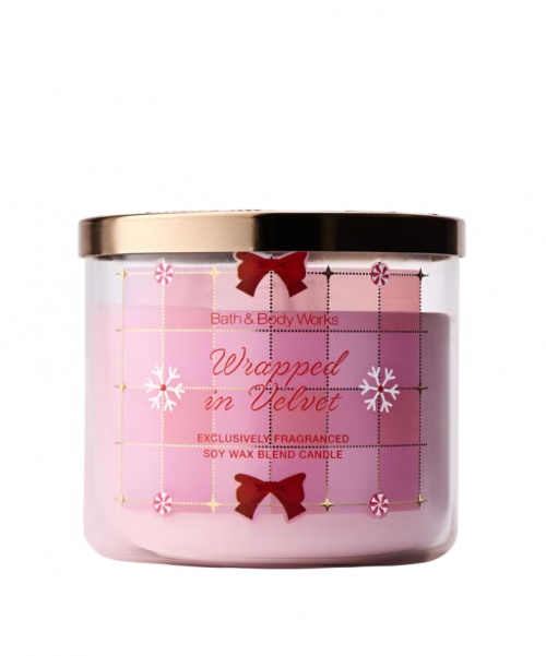 BATH BODY WORKS - WRAPPED IN VELVET CANDLE 411G