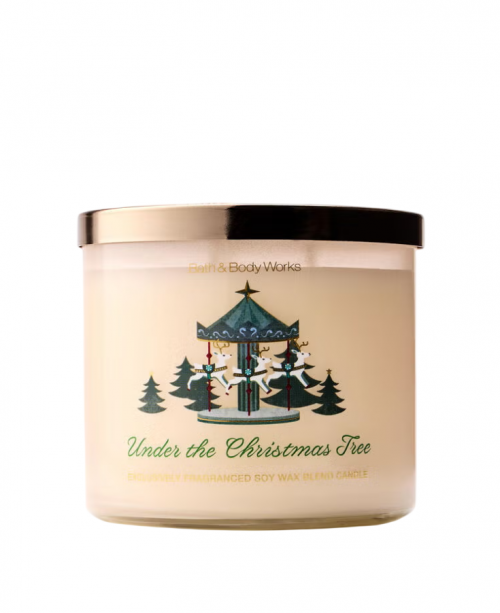 BATH & BODY WORKS - UNDER THE CHRISTMAS TREE CANDLE 411G