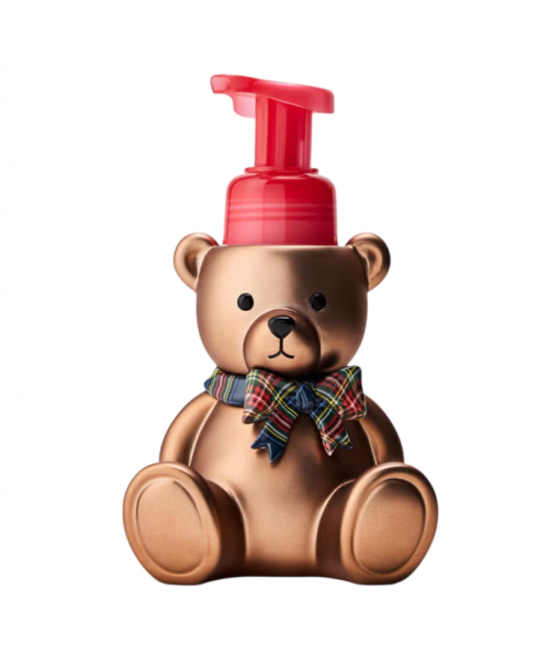 BATH & BODY WORKS - FESTIVE TEDDY BEAR FOAMING HAND SOAP DISPENSER