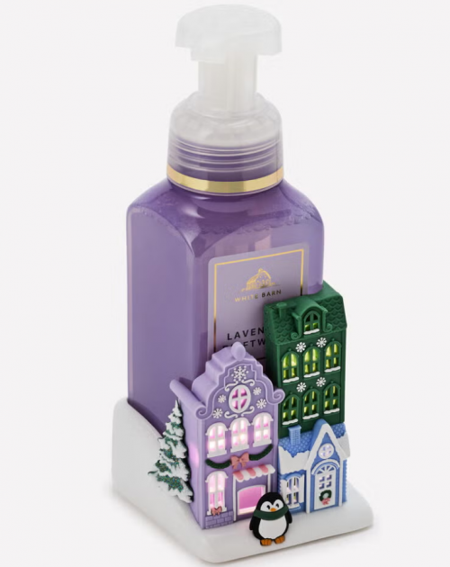 BATH & BODY WORKS - LIGHT-UP HOLIDAY VILLAGE SOAP HOLDER