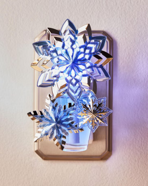 BATH & BODY WORKS - PAPER SNOWFLAKES NIGHTLIGHT WALLFLOWERS FRAGRANCE PLUG