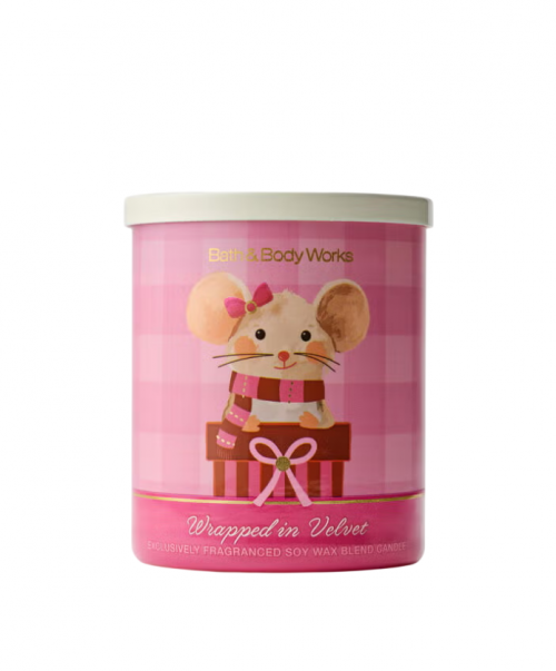 BATH BODY WORKS -WRAPPED IN VELVET CANDLE 227G