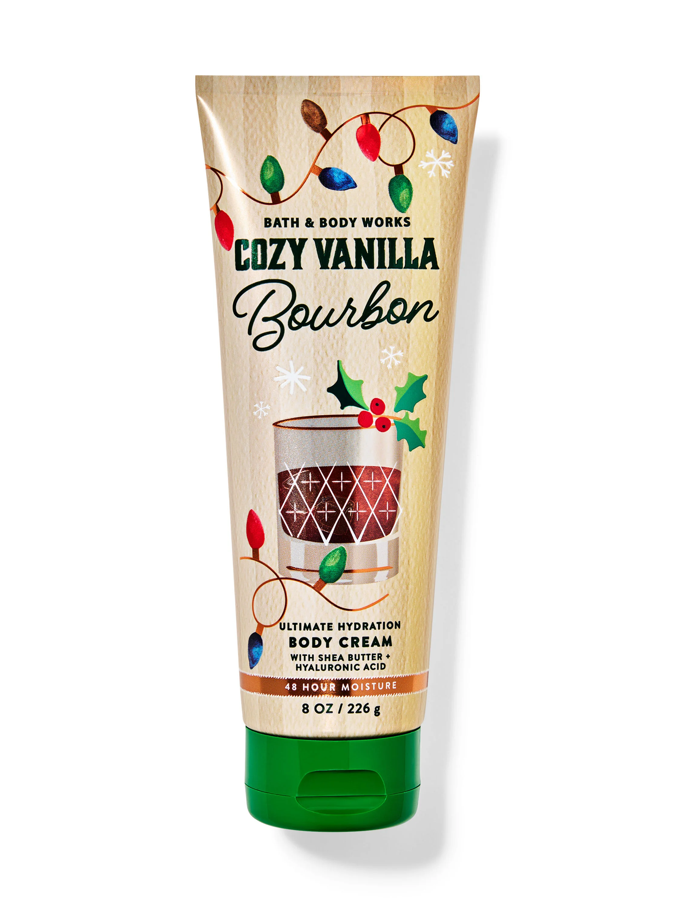 BATH & BODY WORKS HOLIDAY -COZY VANILLA BOURBON ULTIMATE HYDRATION BODY CREAM
