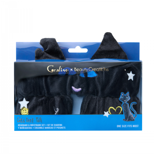 BEAUTY CREATIONS X CORALINE - HEADBAND & WRISTBAND SET