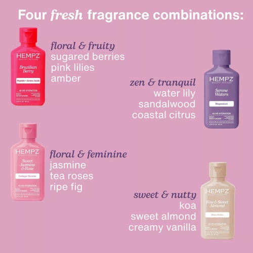 HEMPZ- MINI HOLIDAY HYDRATION KIT BEAUTY ACTIVES