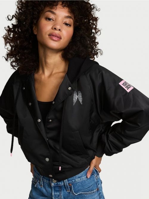VICTORIA?S SECRET - LUXE SATIN BOMBER JACKET