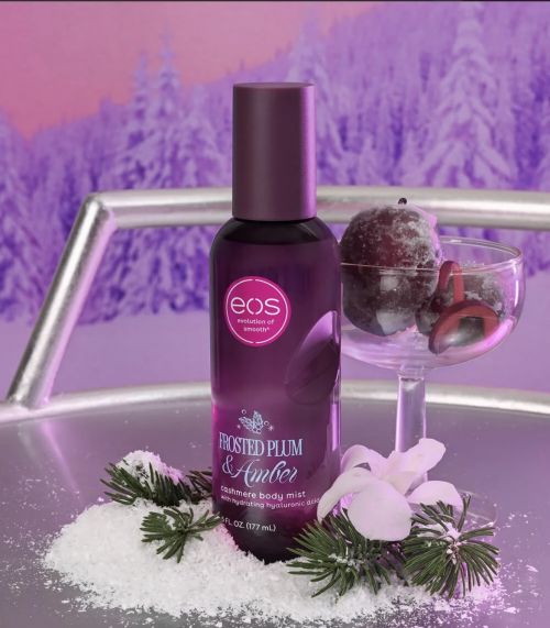 EOS- FROSTED PLUM & AMBER BODY MIST