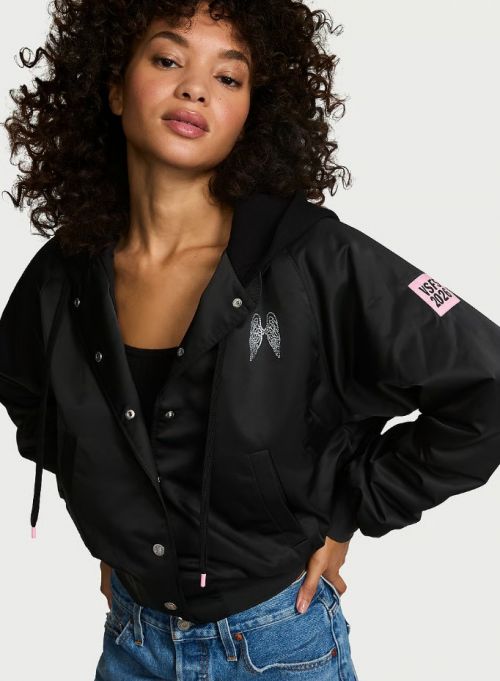 VICTORIA'S FASHION SHOW- LUXE SATIN BOMBER JACKET