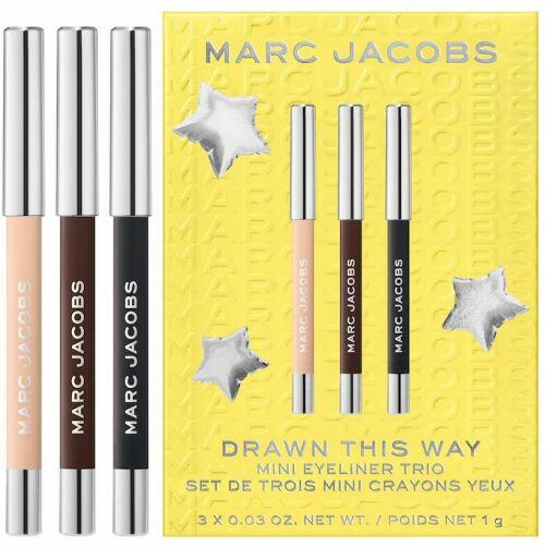 MARC JACOBS- BEAUTY MINI DRAWN THIS WAY LONGWEAR EYELINER TRIO GIFT SET