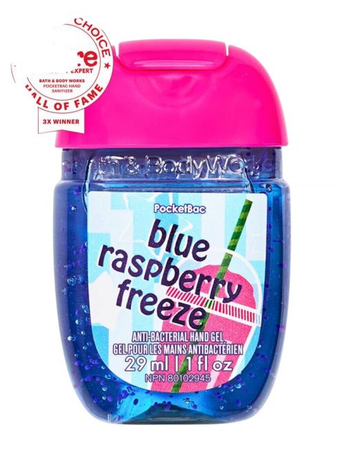 BATH & BODY WORKS - BLUE RASPBERRY FREEZE POCKETBAC HAND SANITIZER