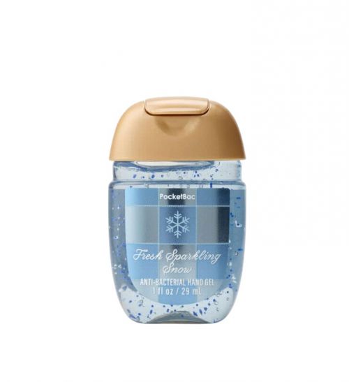 BATH & BODY WORKS - FRESH SPARKLING SNOW POCKETBAC HAND SANITIZER