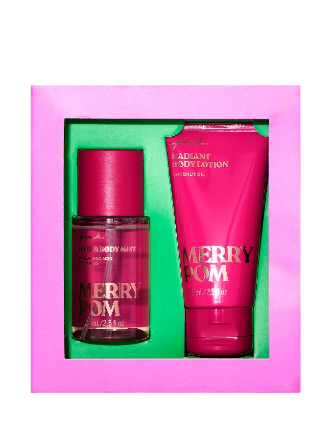 PINK HOLIDAY- MERRY POM MAGICAL MINIS GIFT SET