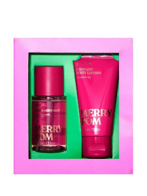 PINK HOLIDAY- MERRY POM MAGICAL MINIS GIFT SET