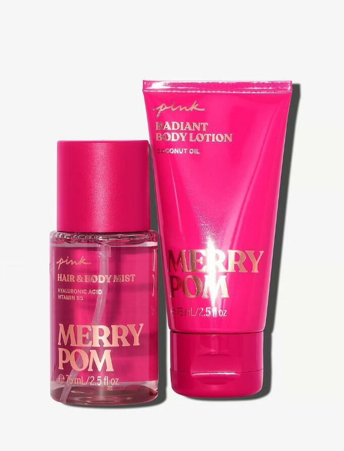 PINK HOLIDAY- MERRY POM MAGICAL MINIS GIFT SET
