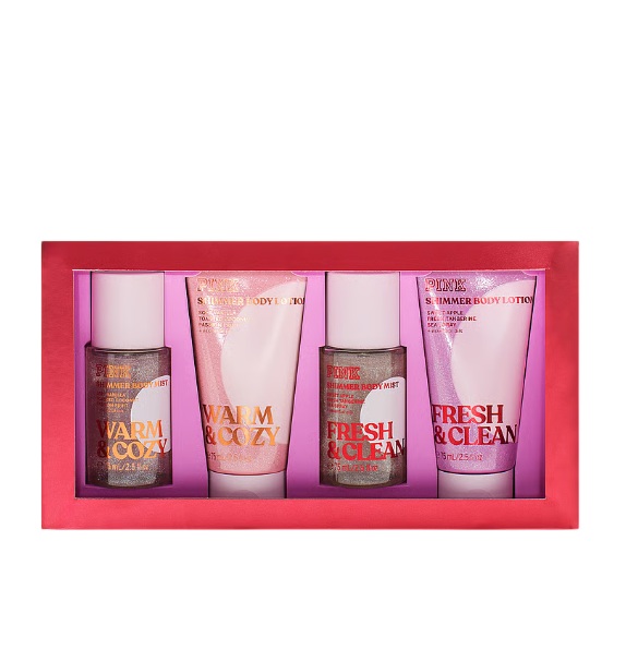PINK HOLIDAY- THE GLITTER GIRLIES MINI SHIMMER GIFT SET