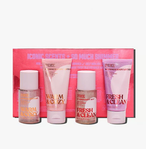 PINK HOLIDAY- THE GLITTER GIRLIES MINI SHIMMER GIFT SET