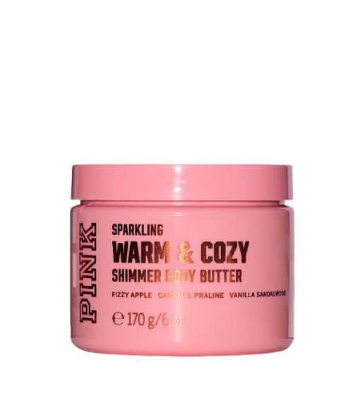 PINK- SPARKLING WARM & COZY SHIMMER BODY BUTTER