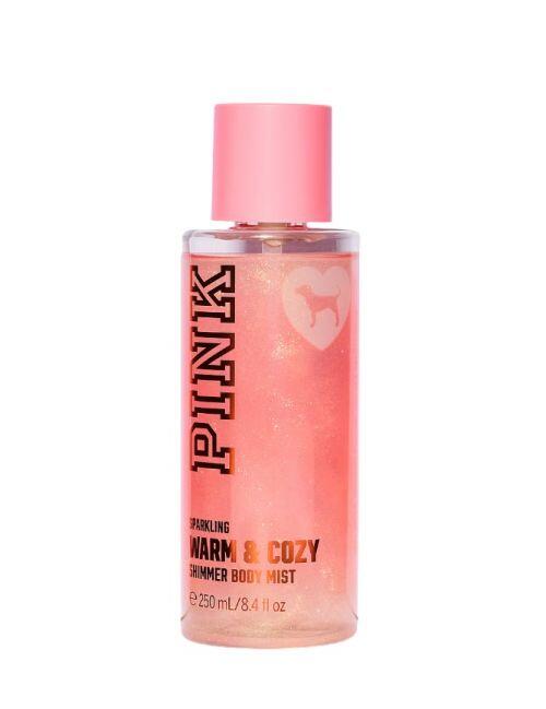 PINK- SSPARKLING WARM & COZY SHIMMER BODY MIST