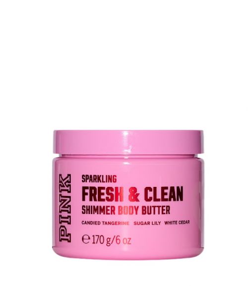 PINK-  SPARKLING FRESH & CLEAN SHIMMER BODY BUTTER