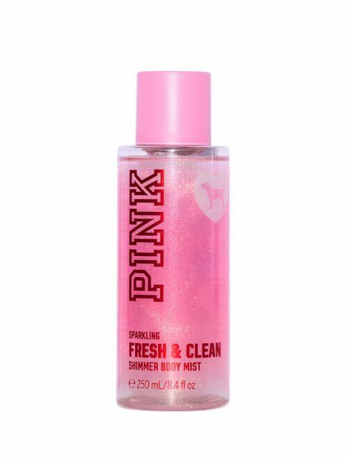 PINK- SPARKLING FRESH & CLEAN SHIMMER BODY MIST