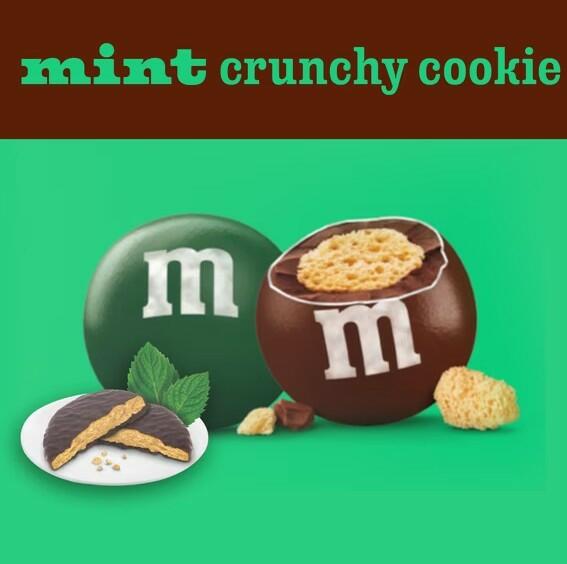 M&M'S MILK CHOCOLATE MINT CRUNCHY COOKIE CANDY