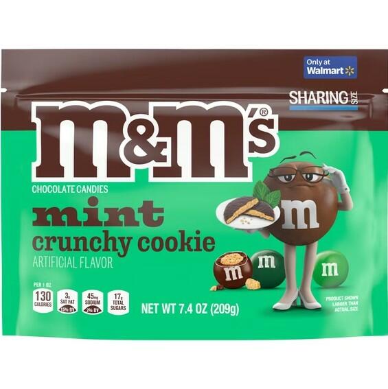 M&M'S MILK CHOCOLATE MINT CRUNCHY COOKIE CANDY