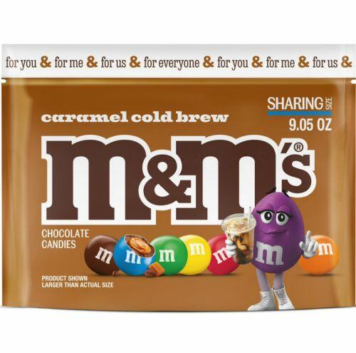 M&M'S CARAMEL COLD BREW CHOCOLATE CANDY, SHARING SIZE