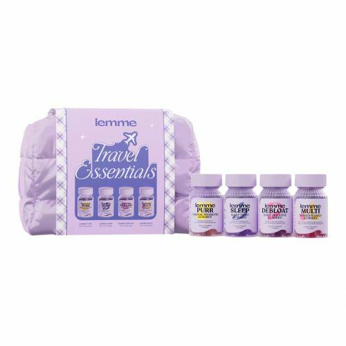 LEMME- TRAVEL ESSENTIALS KIT: PURR, SLEEP, DEBLOAT, AND MULTI GUMMIES