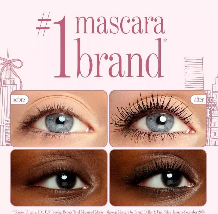 TARTE- LIMITED-EDITION LIGHTS, CAMERA, LASHES PLATINUM MASCARA