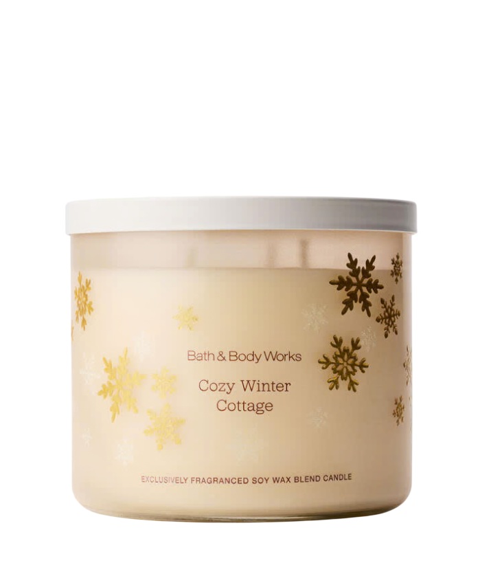 BATH & BODY WORKS - COZY WINTER COTTAGE CANDLE 411G