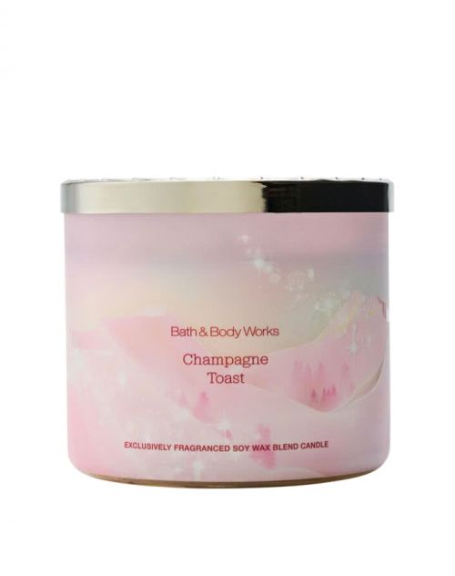 BATH & BODY WORKS - CHAMPAGNE TOAST CANDLE 411G