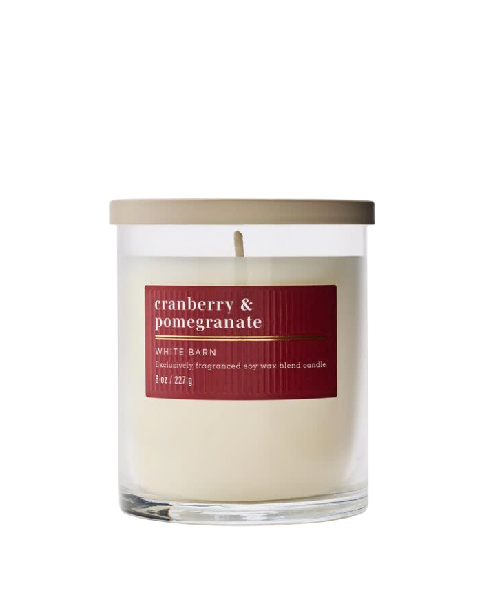 BATH BODY WORKS - CRANBERRY & POMEGRANATE CANDLE 227G
