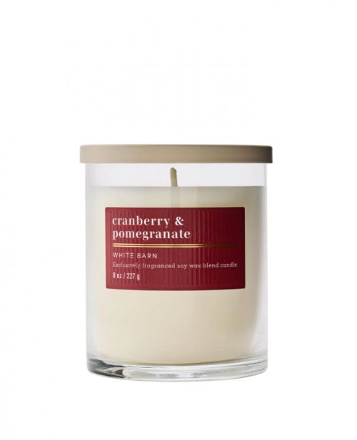 BATH BODY WORKS - CRANBERRY & POMEGRANATE CANDLE 227G
